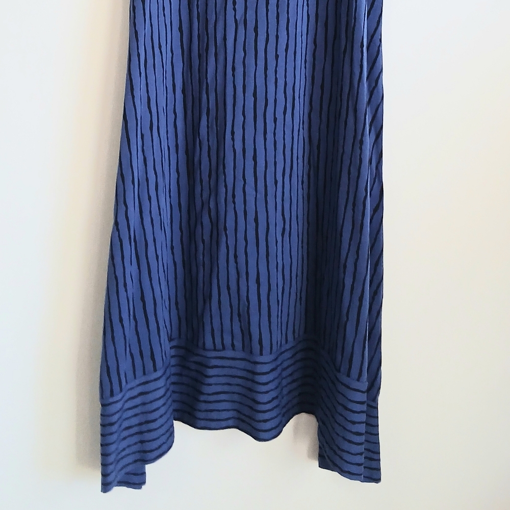 NWT- M x MATTHILDUR -Icelandic-Handmade -Blue and Black -Sleeveless-dress-Size M - Picture 12 of 13
